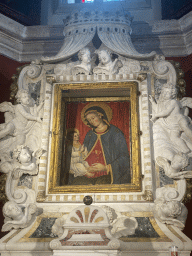 Top part of the altar of the Church of Our Lady of the Rocks at the Our Lady of the Rocks Island