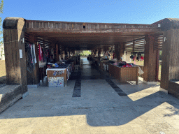 Souvenir shops at the exit of the Ancient City of Perge