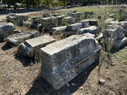 Rocks at the east side of the Stadium at the Ancient City of Perge