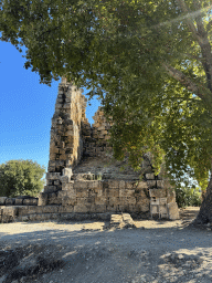 The Kule Tower at the Ancient City of Perge, with explanation