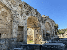 North side of the Roman Gate at the south side of the City Walls at the Ancient City of Perge