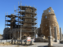 The Hellenistic City Gate and Towers at the Ancient City of Perge, under renovation