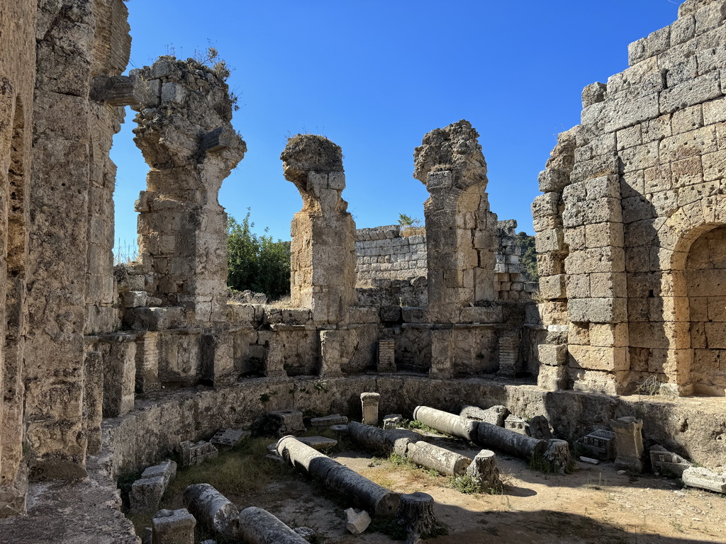 South side of the Frigidarium of the Southern Bath at the Ancient City of Perge