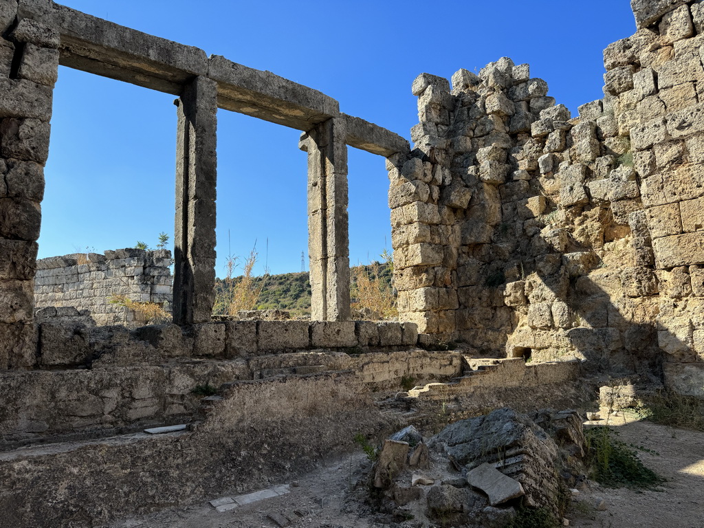 South side of the Tepidarium of the Southern Bath at the Ancient City of Perge