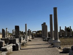 Columns at the north side of the Agora at the Ancient City of Perge