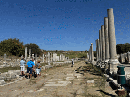 South side of the Columned Main Street at the Ancient City of Perge