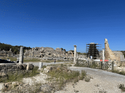 The Nymphaeum and the Hellenistic City Gate and Towers, under renovation, at the Ancient City of Perge