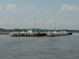 Peterhof Hydrofoil Pier, viewed from the hydrofoil from Saint Petersburg