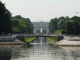 Bridges over the Samsonovskiy Canal, the Great Cascade and the front of the Great Palace