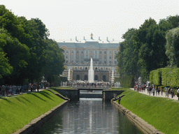 Bridges over the Samsonovskiy Canal, the Great Cascade and the front of the Great Palace