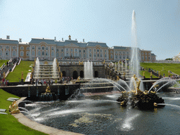 The Samson Fountain and the Great Cascade, in front of the Great Palace