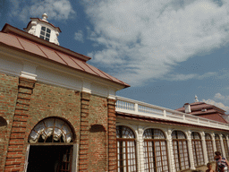 The front of the Monplaisir Palace