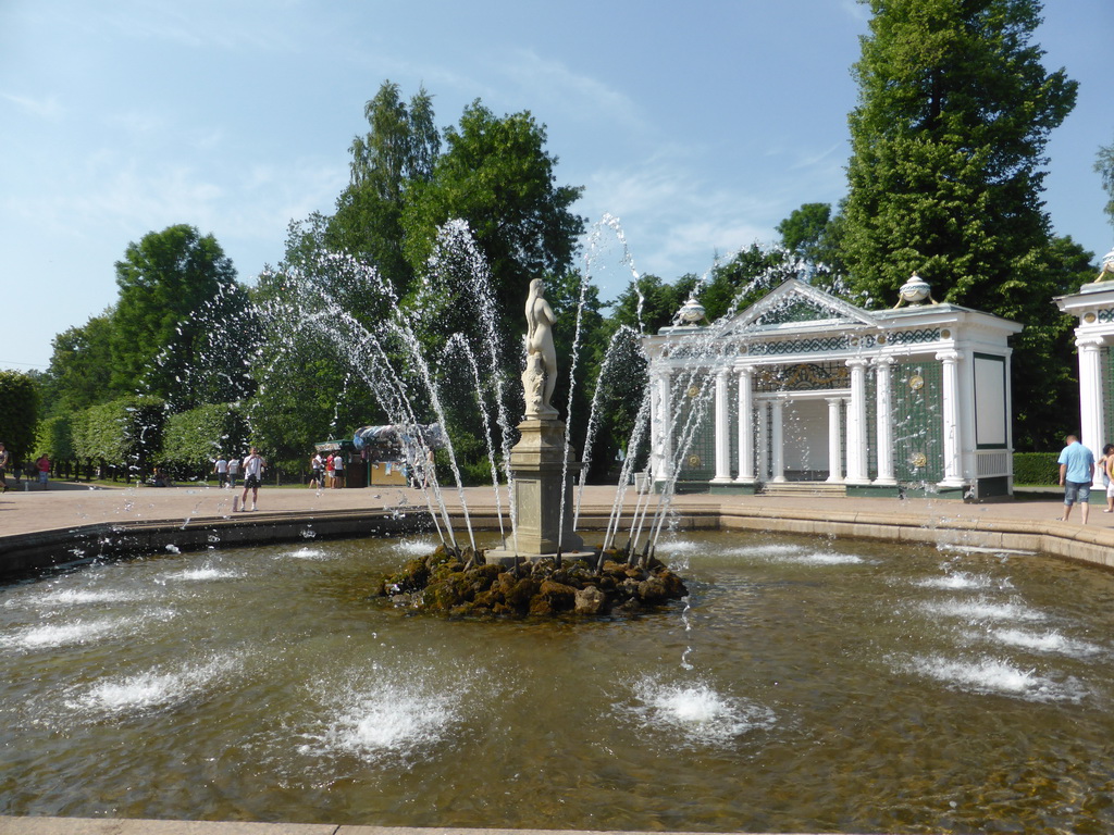 The Eve Fountain, viewed from the touring cart