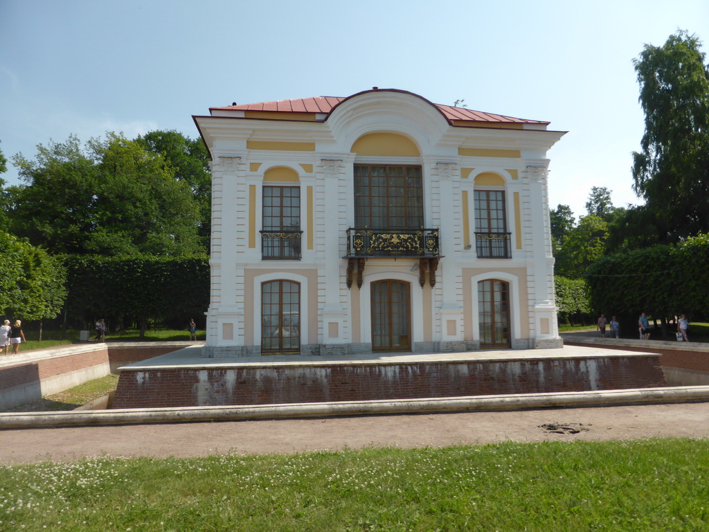 Back side of the Hermitage Palace, viewed from the touring cart