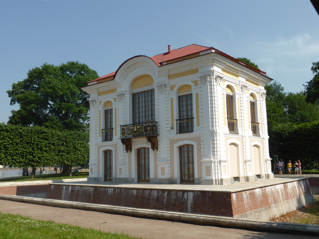 Back side of the Hermitage Palace, viewed from the touring cart