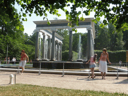 The Lion Cascade, viewed from the touring cart