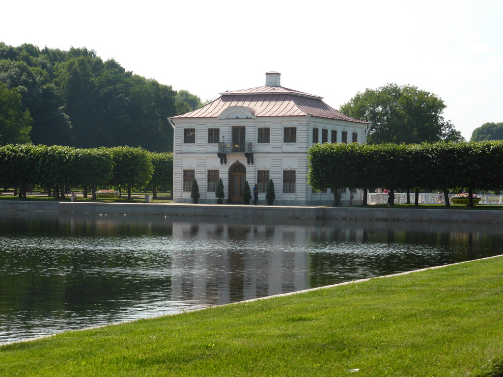 The back side of the Marly Palace, viewed from the touring cart