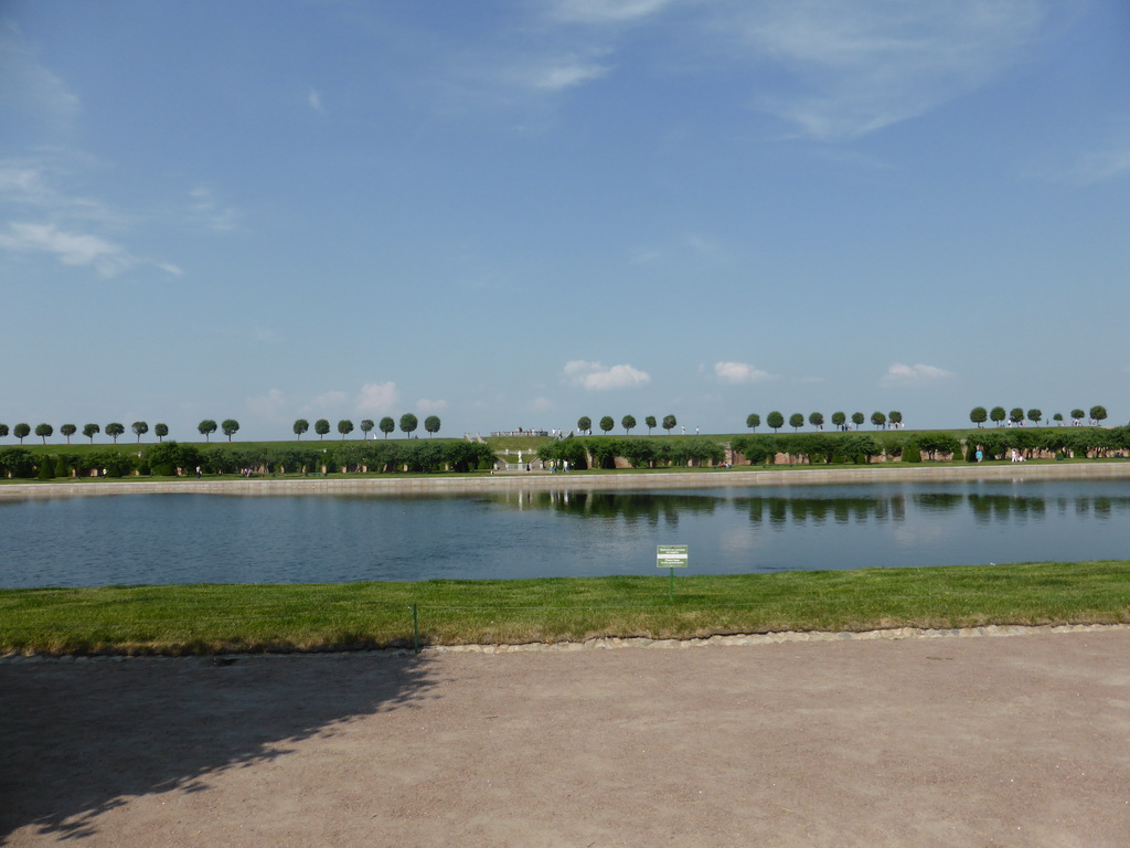 The pond at the Marly Palace and the Venera Garden, viewed from the touring cart