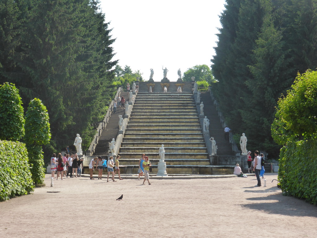 The Golden Hill Cascade, viewed from the touring cart