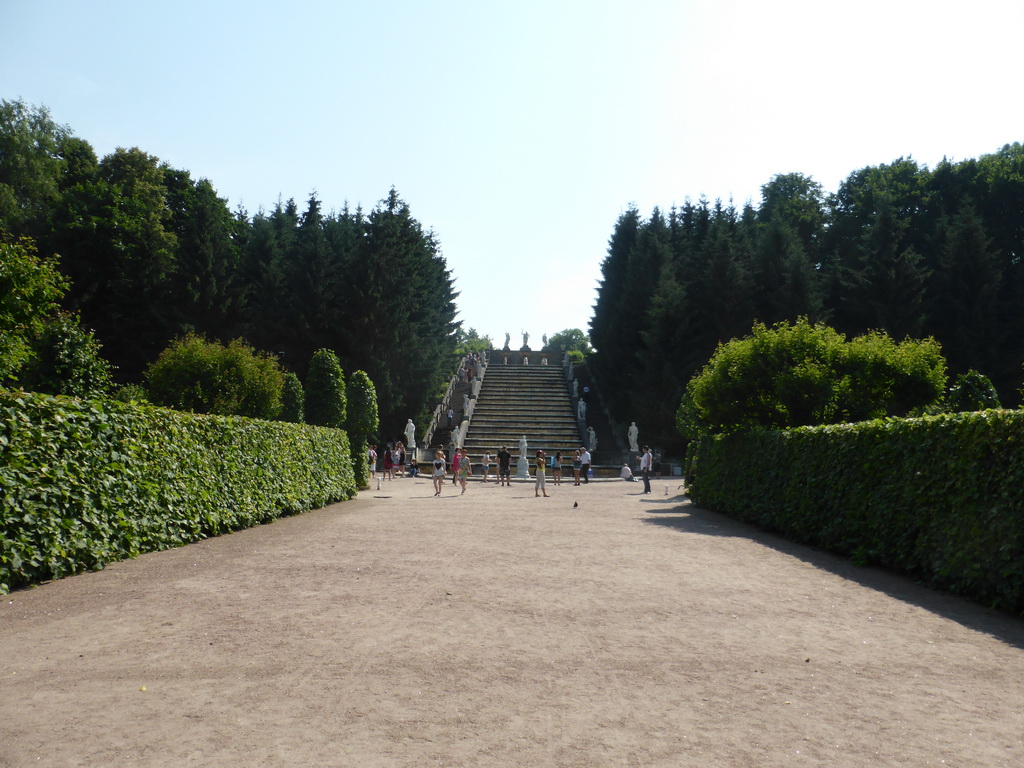 The Golden Hill Cascade, viewed from the touring cart