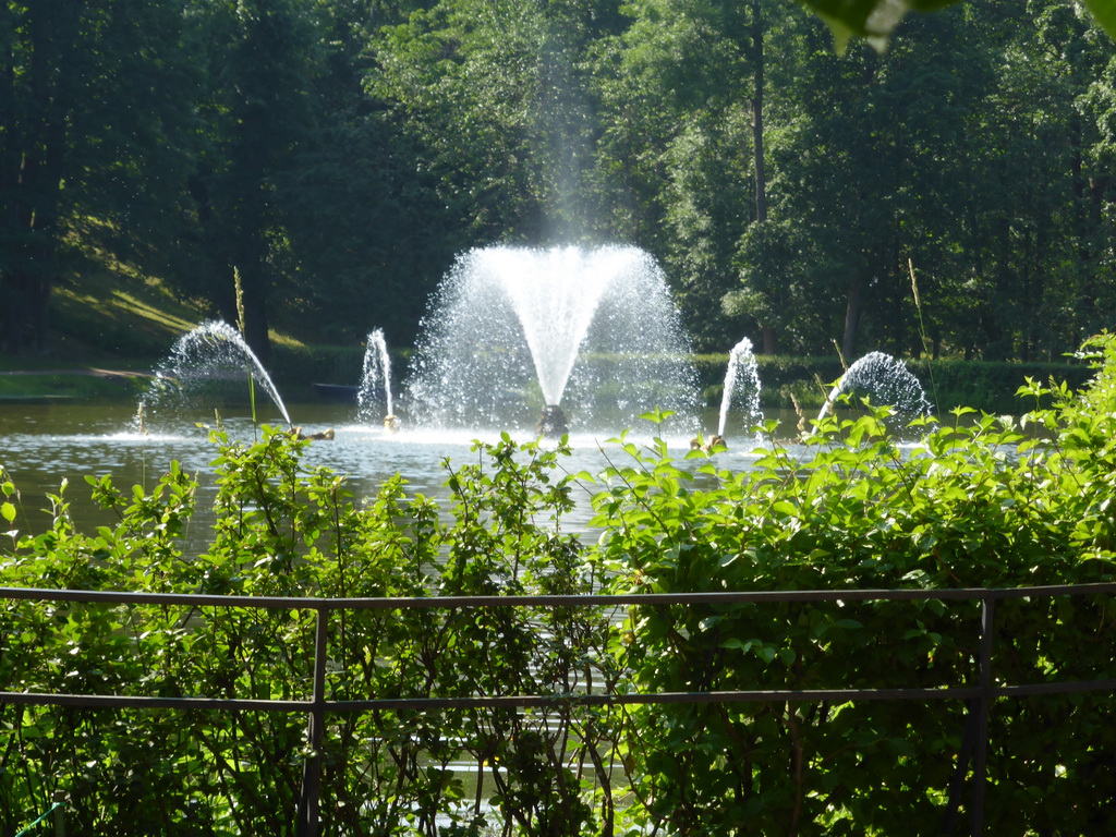 The Whale Fountain, viewed from the touring cart