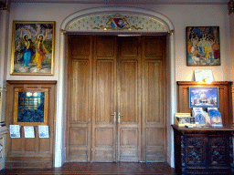 Doors in the lobby of the Castle of Petite-Somme