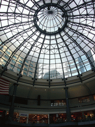 Glass ceiling in the Shops at Liberty Place mall