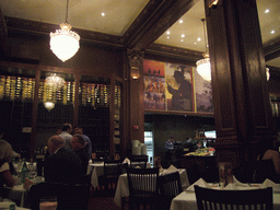 Inside the Brazilian restaurant `Fogo de Chão`