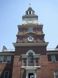 The Bell Tower of Independence Hall, from the back