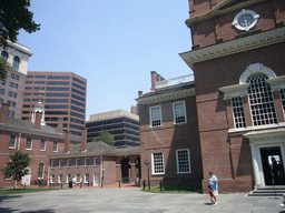 Independence Hall and Congres Hall, from the back