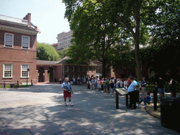 Waiting line for Independence Hall
