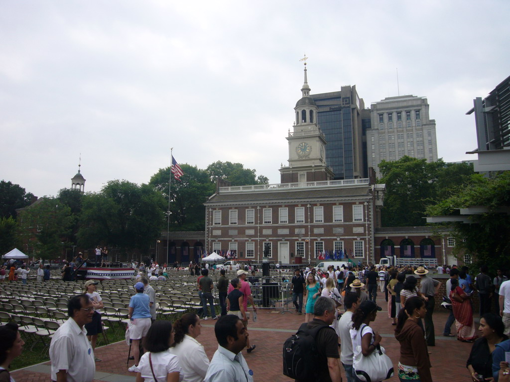 Liberty Hall, and Independence Day preparations