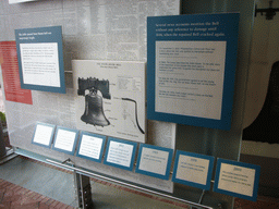 Explanation on the Liberty Bell, in the Liberty Bell Center