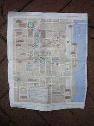 Map of the historic city center of Philadelphia