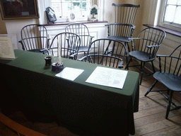 The site of the First Continental Congress, inside Carpenter`s Hall