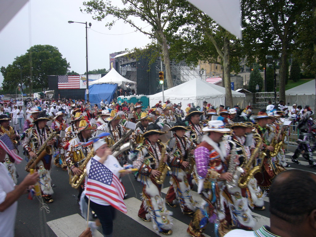 Independence Day Parade at East River Drive, in front of the Philadelphia Museum of Art