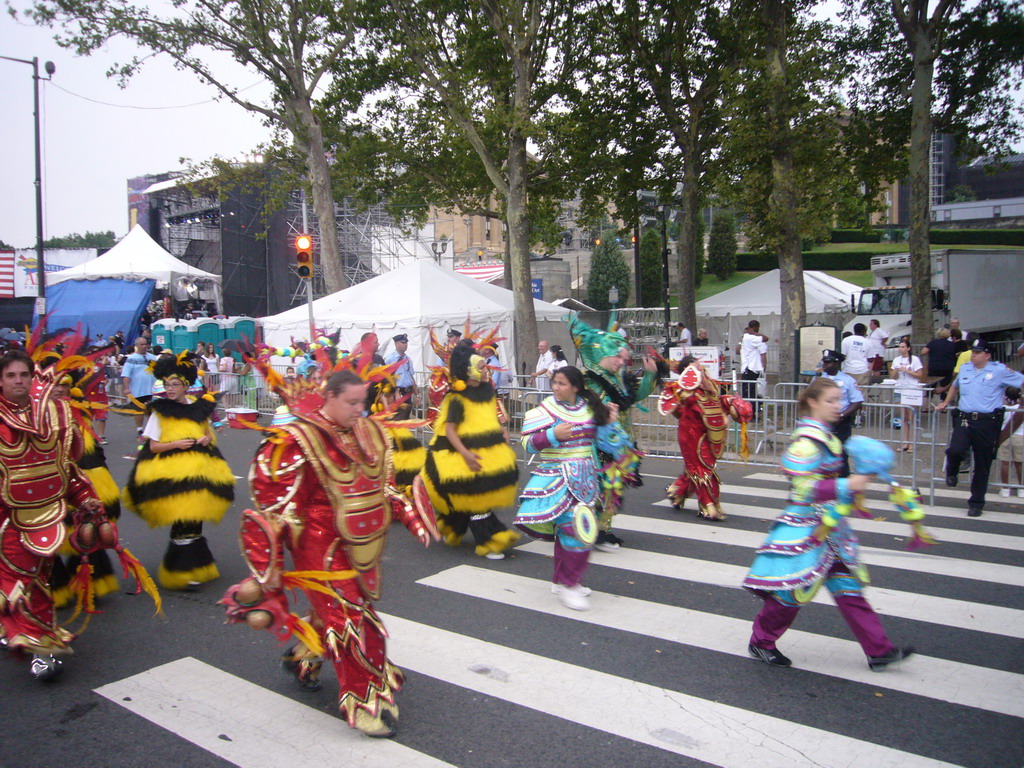 Independence Day Parade at East River Drive, in front of the Philadelphia Museum of Art