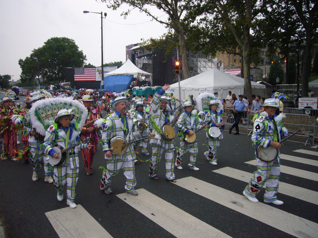 Independence Day Parade at East River Drive, in front of the Philadelphia Museum of Art