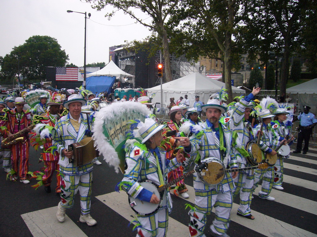 Independence Day Parade at East River Drive, in front of the Philadelphia Museum of Art