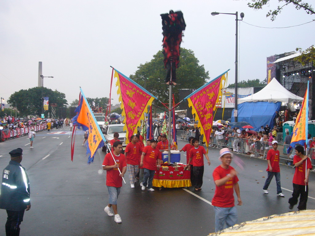 Independence Day Parade at East River Drive, in front of the Philadelphia Museum of Art
