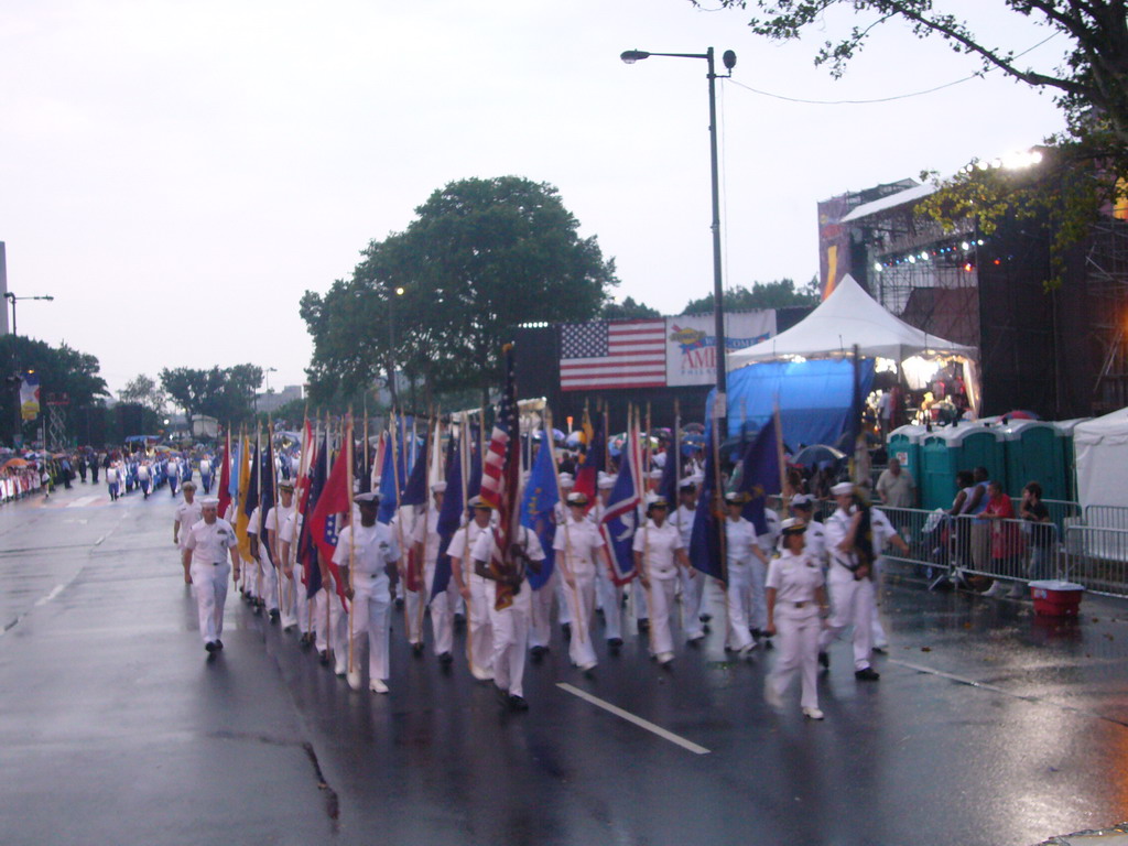 Independence Day Parade at East River Drive, in front of the Philadelphia Museum of Art