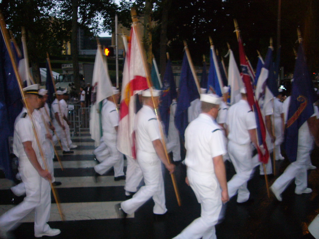 Independence Day Parade at East River Drive, in front of the Philadelphia Museum of Art