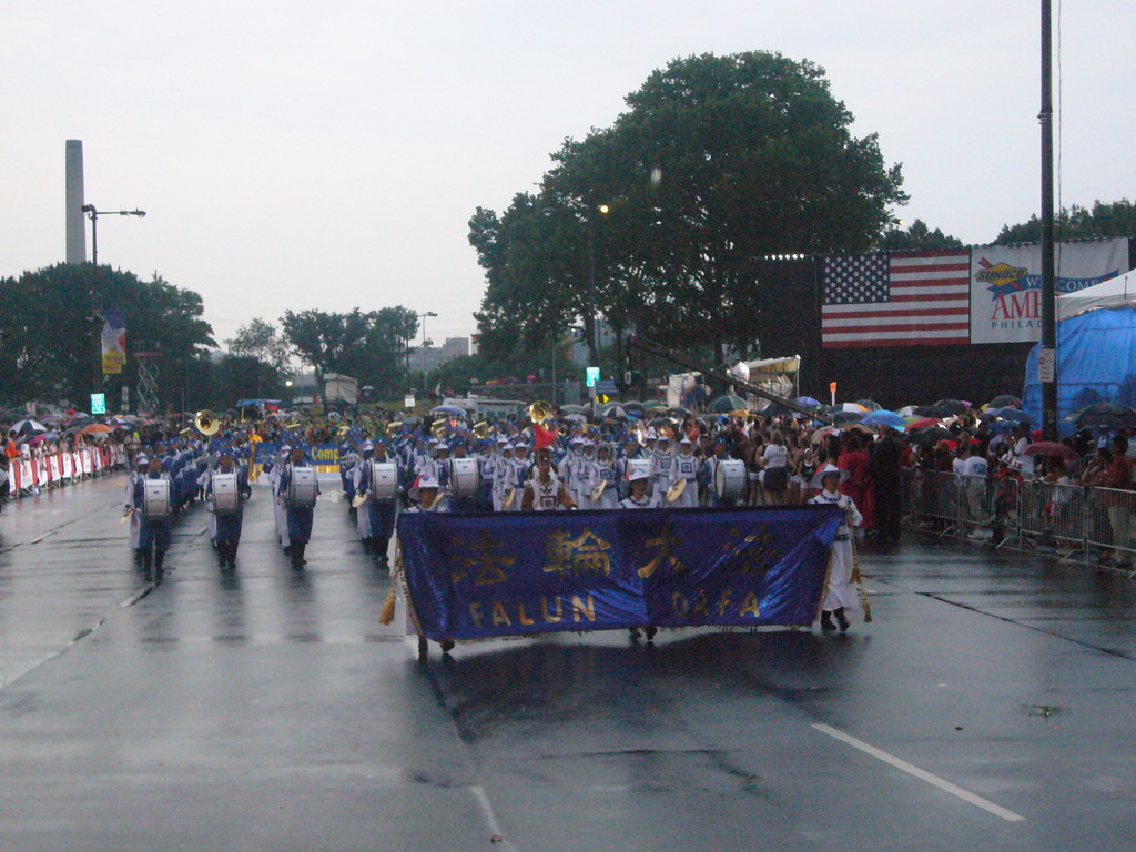 Independence Day Parade at East River Drive, in front of the Philadelphia Museum of Art