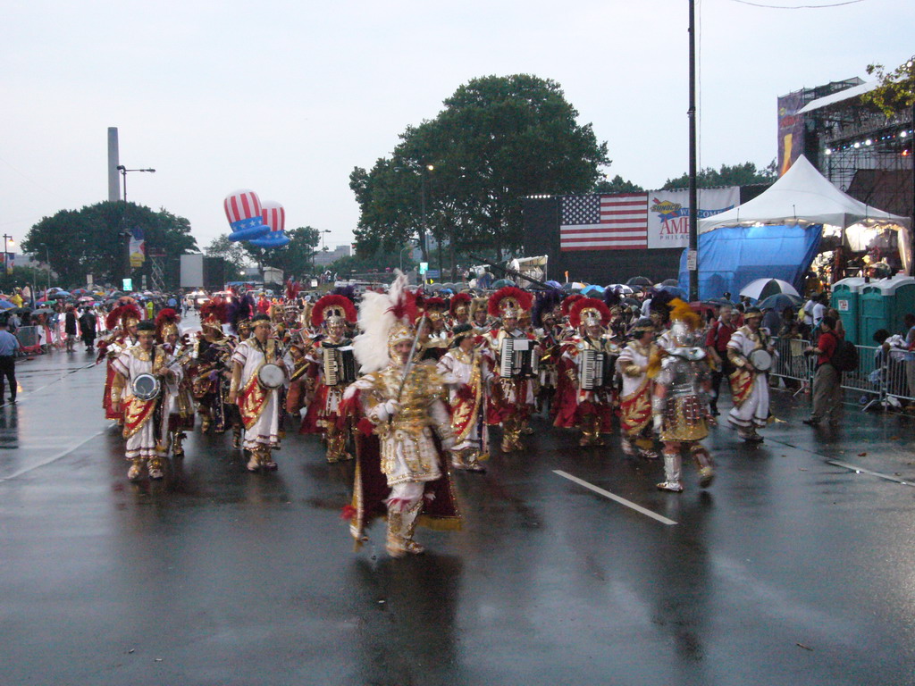 Independence Day Parade at East River Drive, in front of the Philadelphia Museum of Art