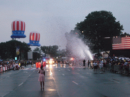 Independence Day Parade at East River Drive, in front of the Philadelphia Museum of Art