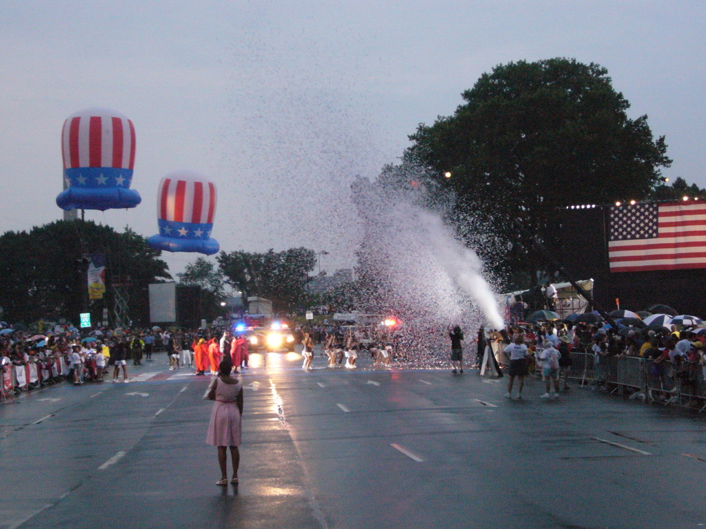 Independence Day Parade at East River Drive, in front of the Philadelphia Museum of Art