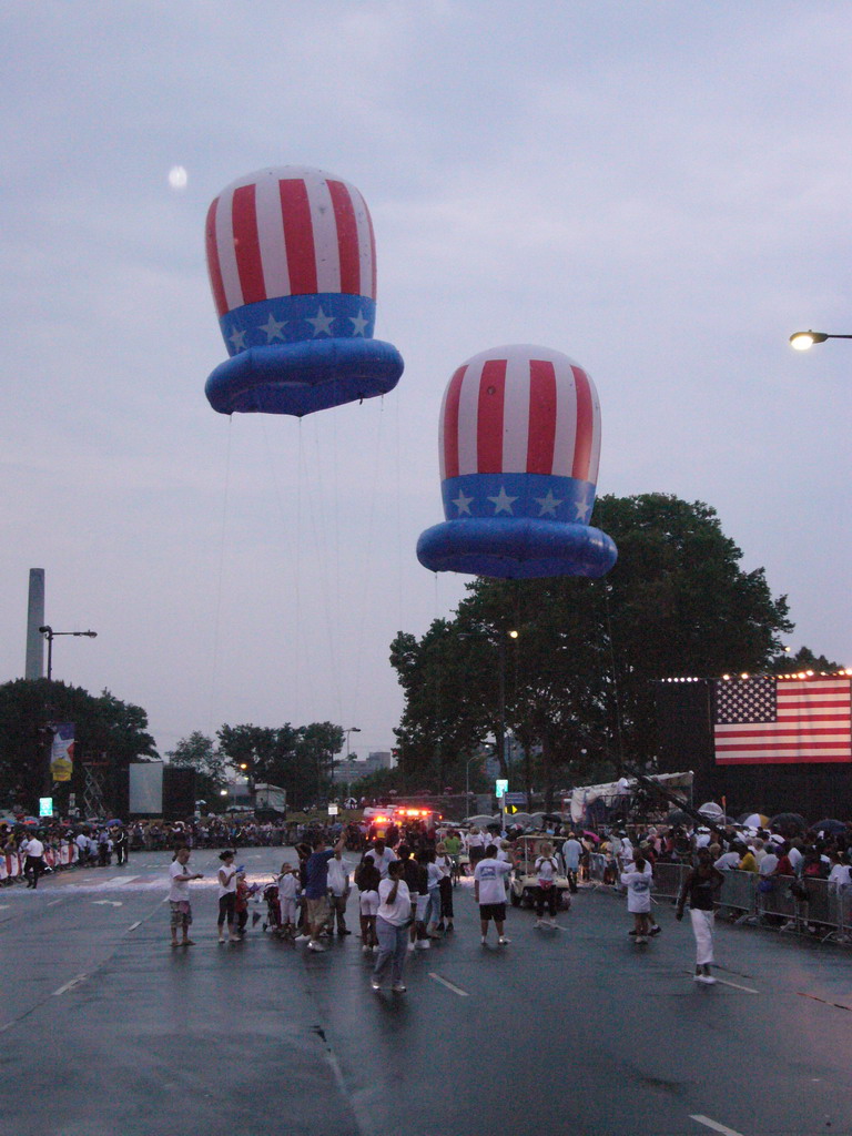 Independence Day Parade at East River Drive, in front of the Philadelphia Museum of Art