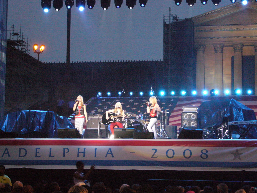 Independence Day concert in front of the Philadelphia Museum of Art