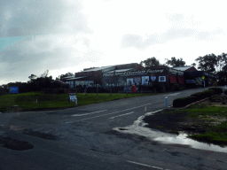 The front of the Phillip Island Chocolate Factory at the Phillip Island Road at Newhaven, viewed from our tour bus