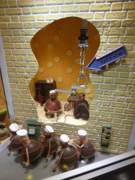 Dolls showing the factory office, at the Phillip Island Chocolate Factory